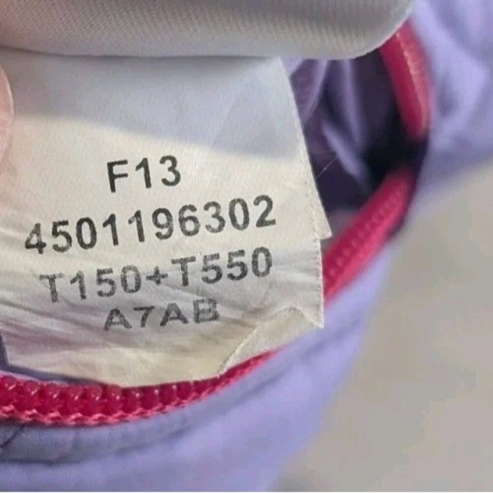 The North Face Baby Reversible Jacket Unicorns Girls Sz 12-18 Months Purple